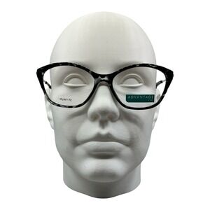 Advantage CVO W924 Black Tortoise Eyeglasses Frames 56-17-145 New